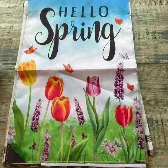 New in plastic 12 garden flags, 12x17 inches approximately - Picture 4 of 12